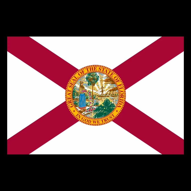 Drapeau d'enseigne de Floride USA