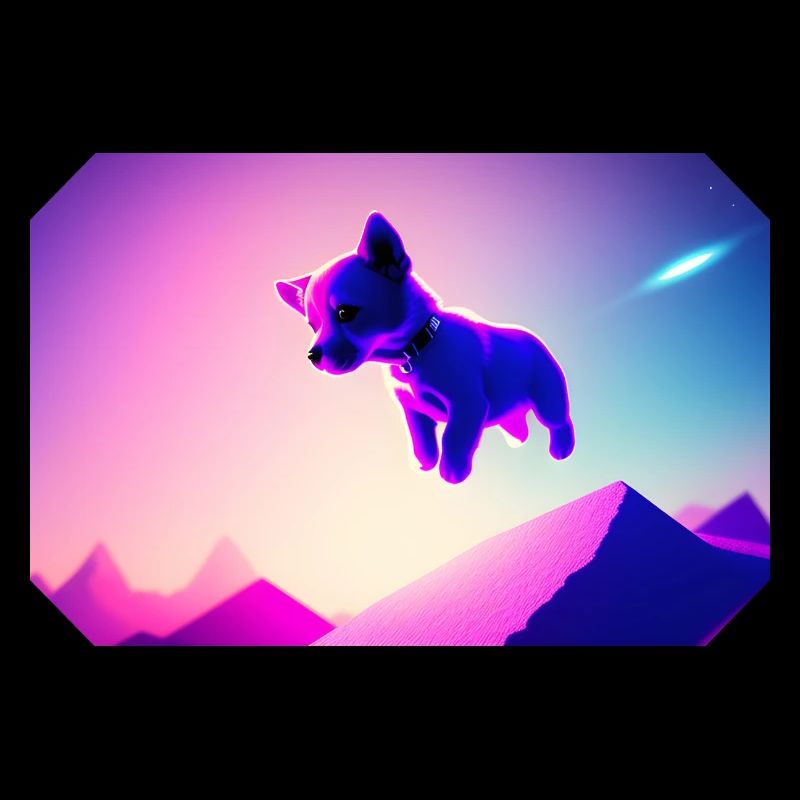 Le chiot et le désert de Sythwave