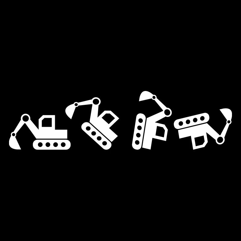 Bagger Baggerfahrer baggern Bauarbeiter Geschenk