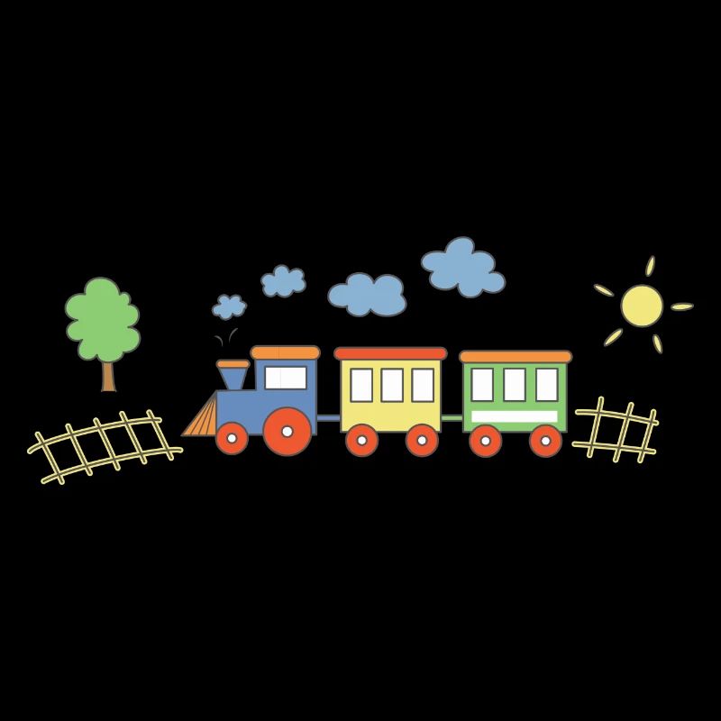 Train avec wagons