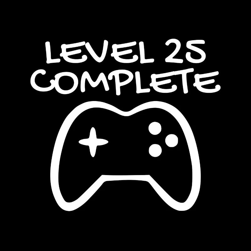 25 Geburtstag Level 25 Complete Geschnek