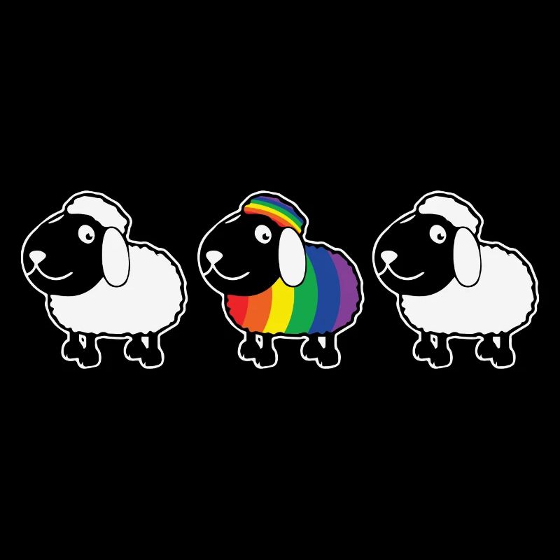 Regenbogen be different Regenbogenfahne schwul