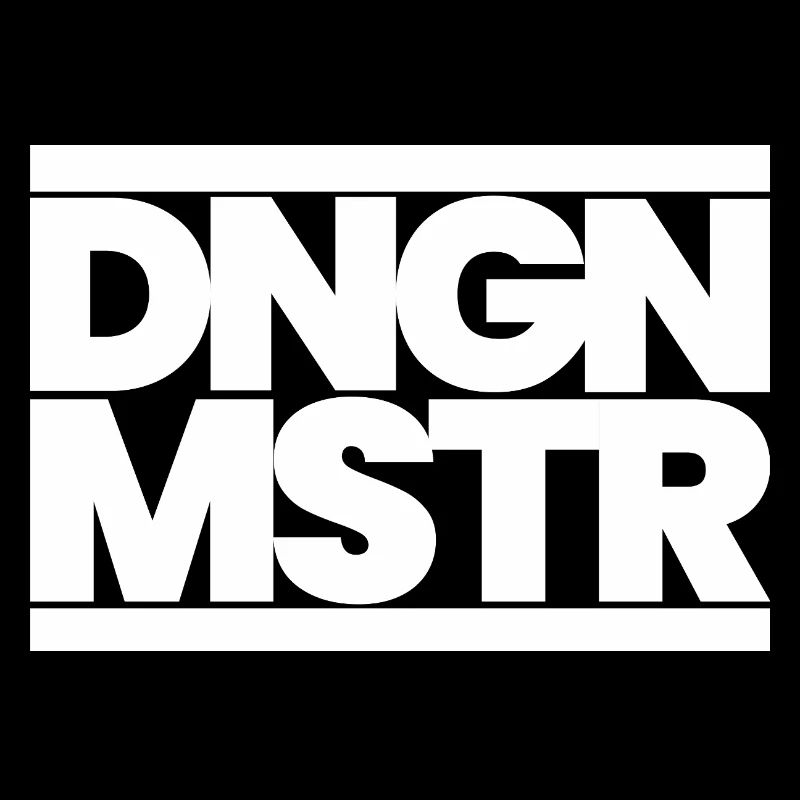 DNGN MSTR – RPG Game Master Design minimal Blanc