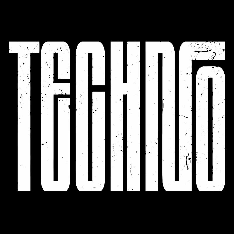 Techno Bold Retro Typografie