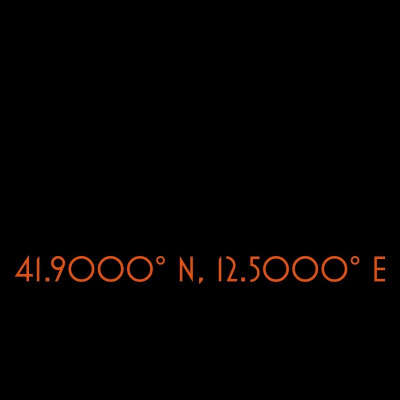 roma coordinates rome