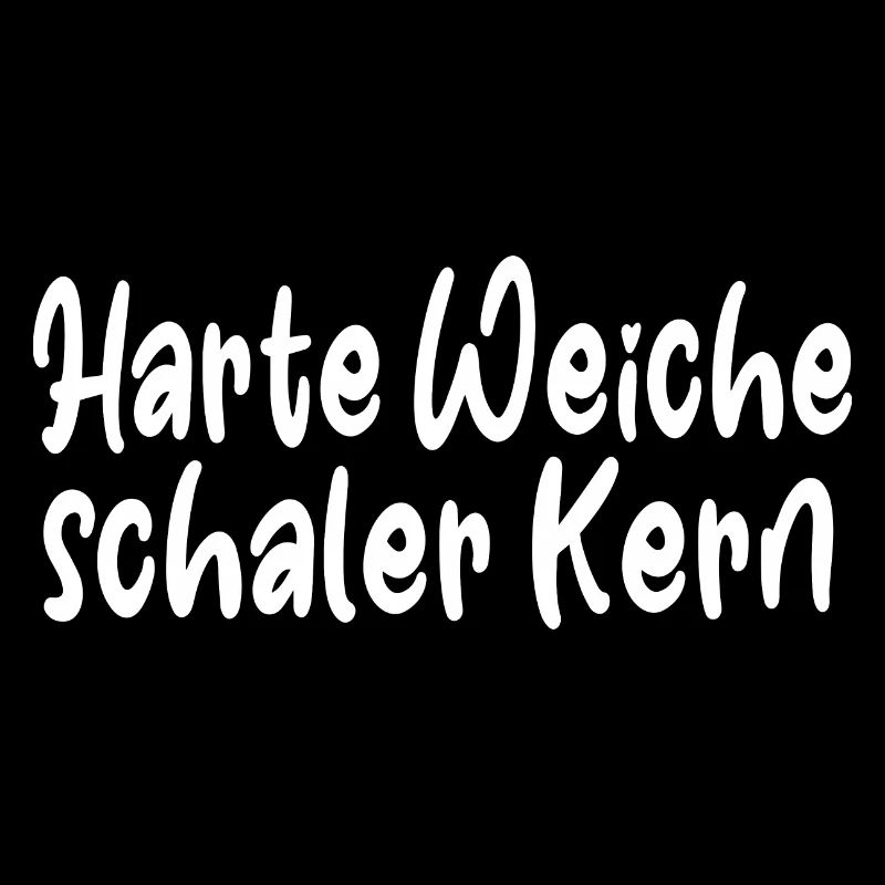 Harte Weiche Schaler Kern