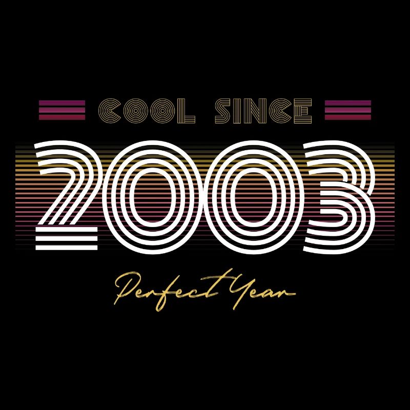 Geburtstag Cool seit 2003