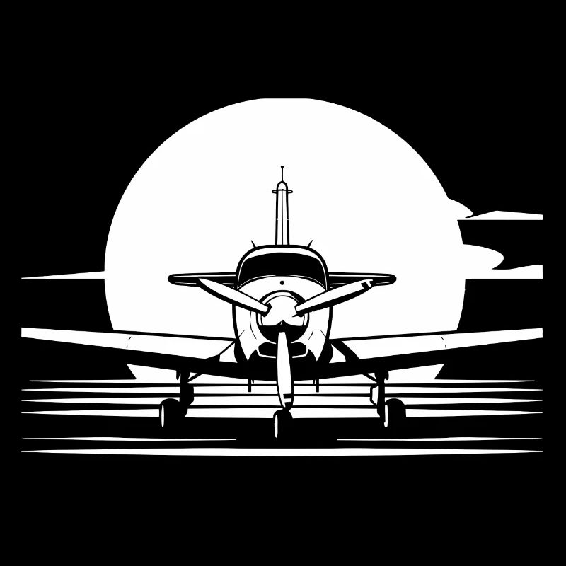 Flugzeug Skizze