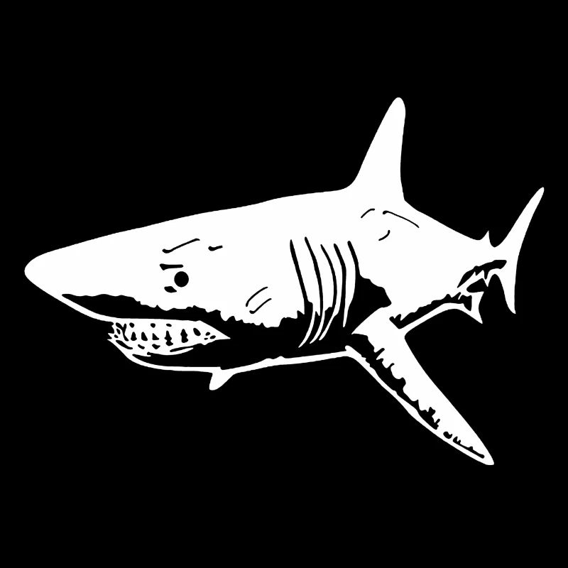 The predatory white shark