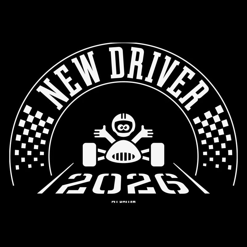 New Driver 2026 (Driving Licence / White)