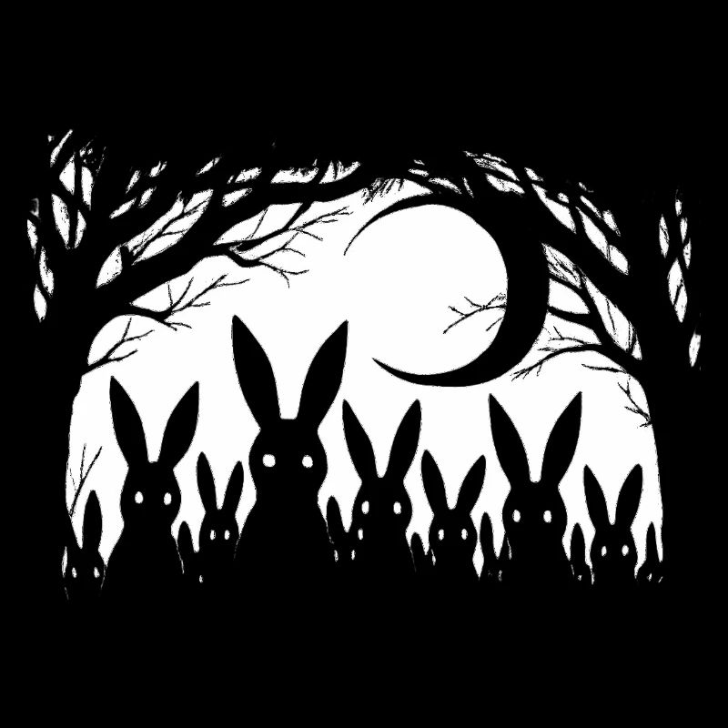 Gothic Bunny Weirdcore Dark Horror Animal Doll
