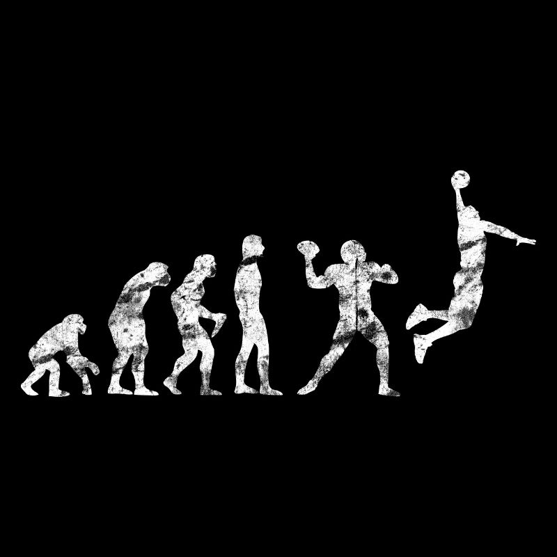Basketball Evolution Football Dunk Vintage Look