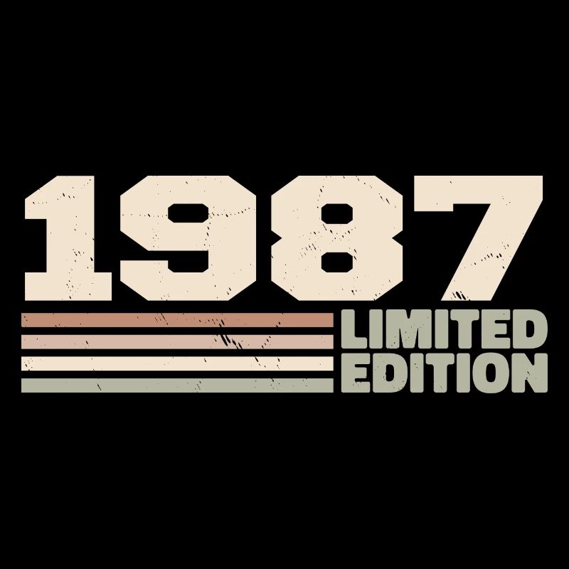 1987 Geburtstagsgeschenk 1987 limitierte Auflage 1987