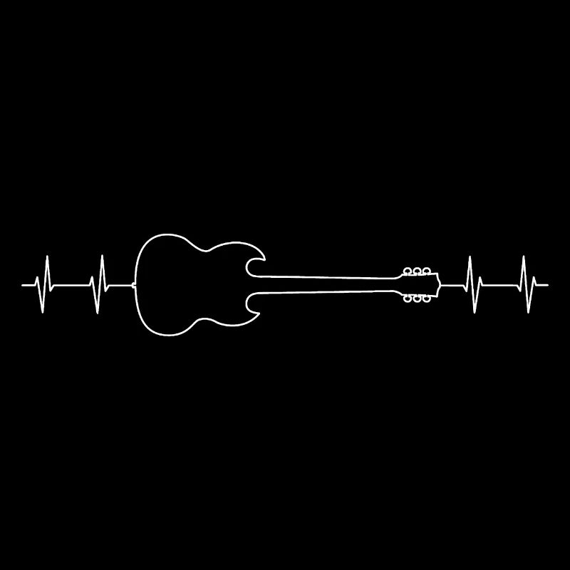 Gitarre Gitarrist E-Gitarre Herzschlag Rock