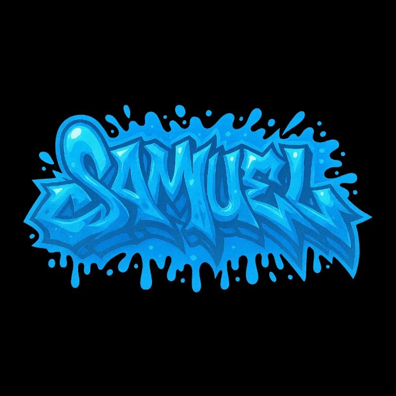 Graffiti Samuel Name Gift Ideal Printable
