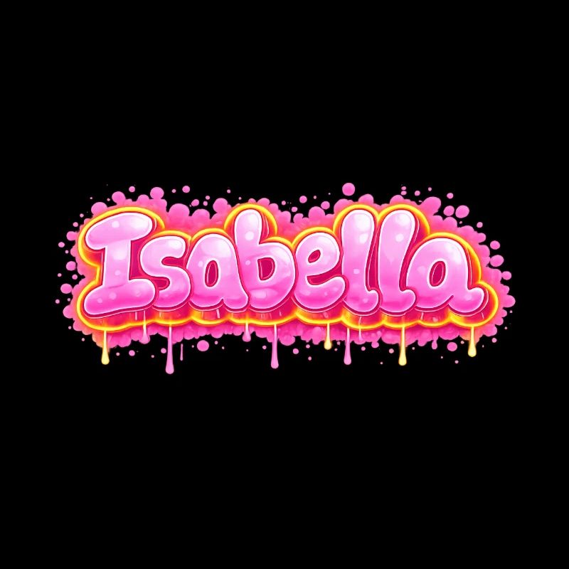 ISABELLA GRAFFITI NAME FOR PERFECT GIFT PRINTABLE 