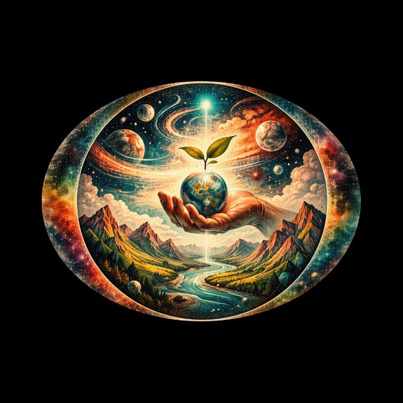 Kosmische Saat der Erde