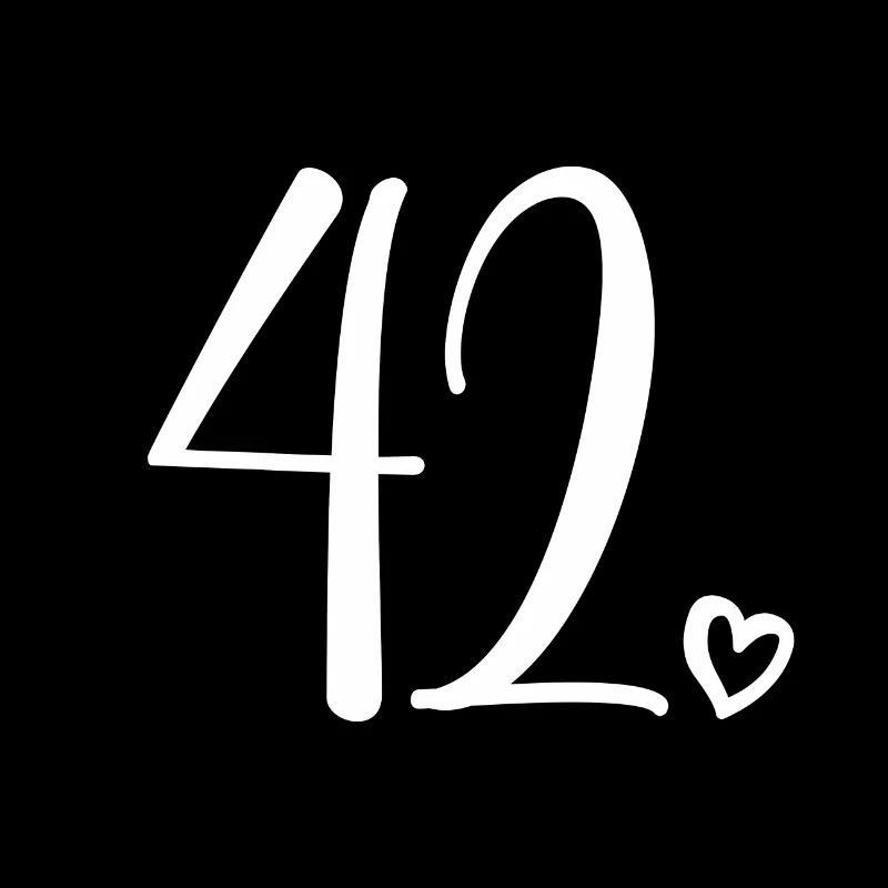 Süße Nummer 42, 42 Jahre alt, 42. Geburtstag Geschenk