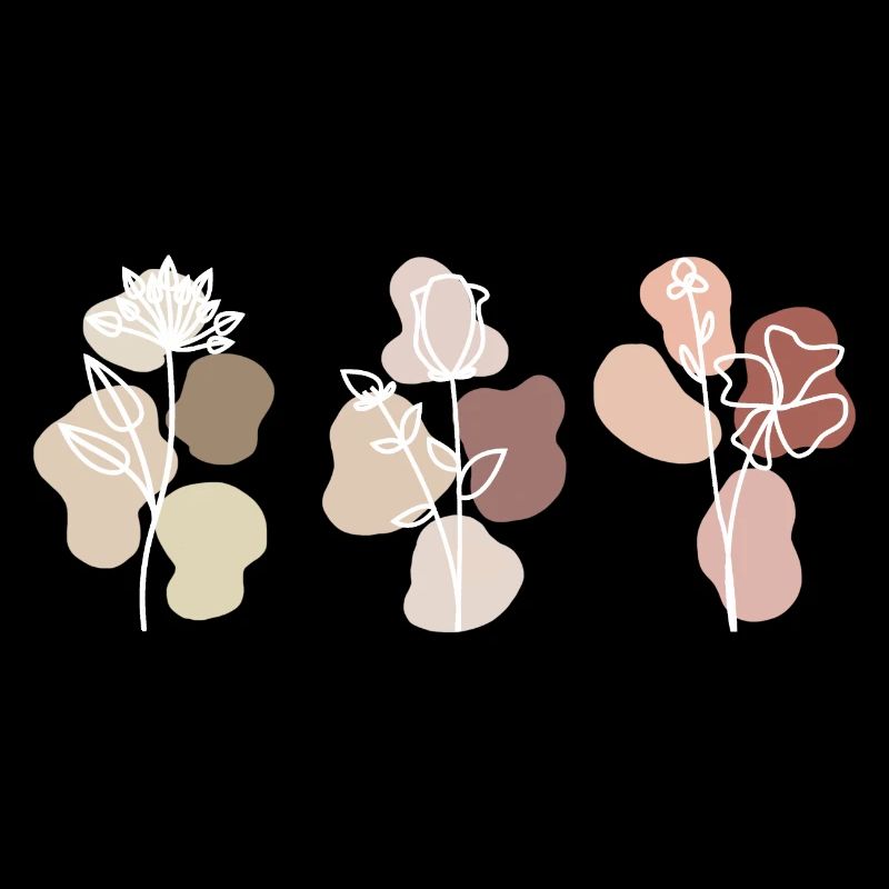 Silhouettes florales