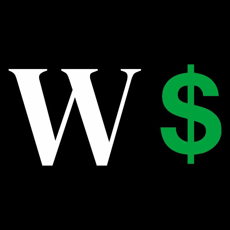 Letter w dollar