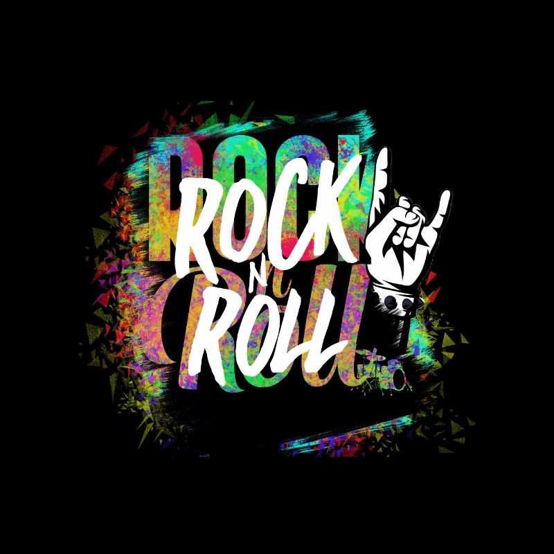 Explosion de couleurs Rock n Roll