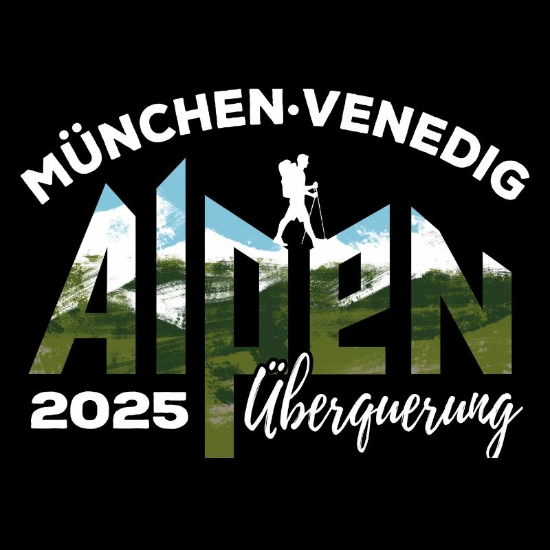 Alpenüberquerung 2025 München Venedig, Wandern