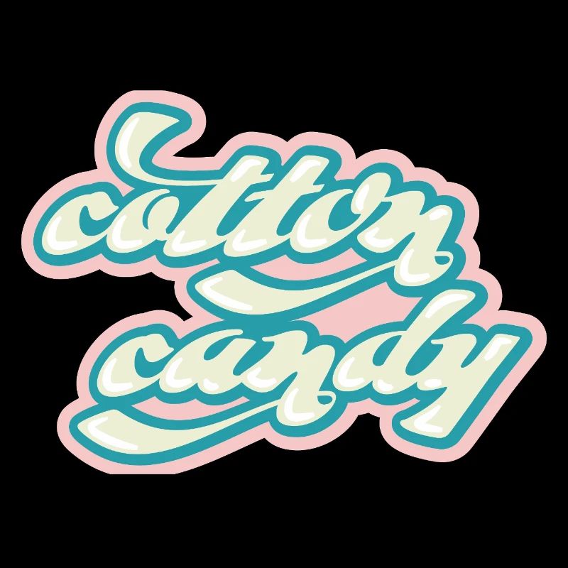 Pastel Cotton Candy Typo