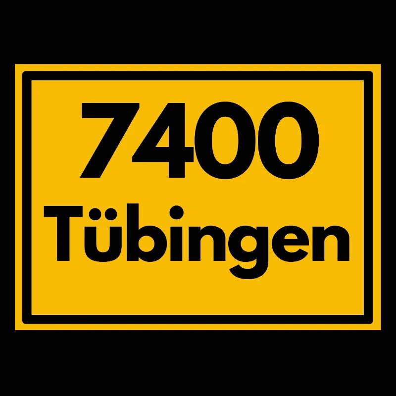 OLD POSTCODE ZIP CODE RETRO 7400 TÜBINGEN - NECKAR