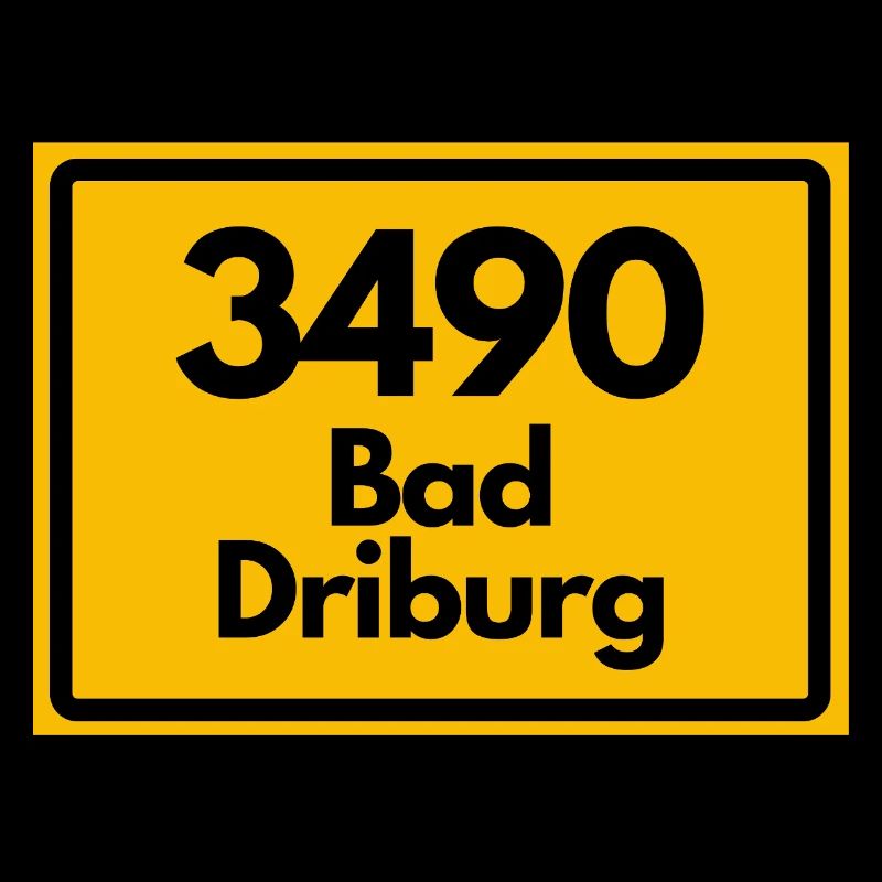 ANCIEN CODE POSTAL RETRO 3490 BAD DRIBURG
