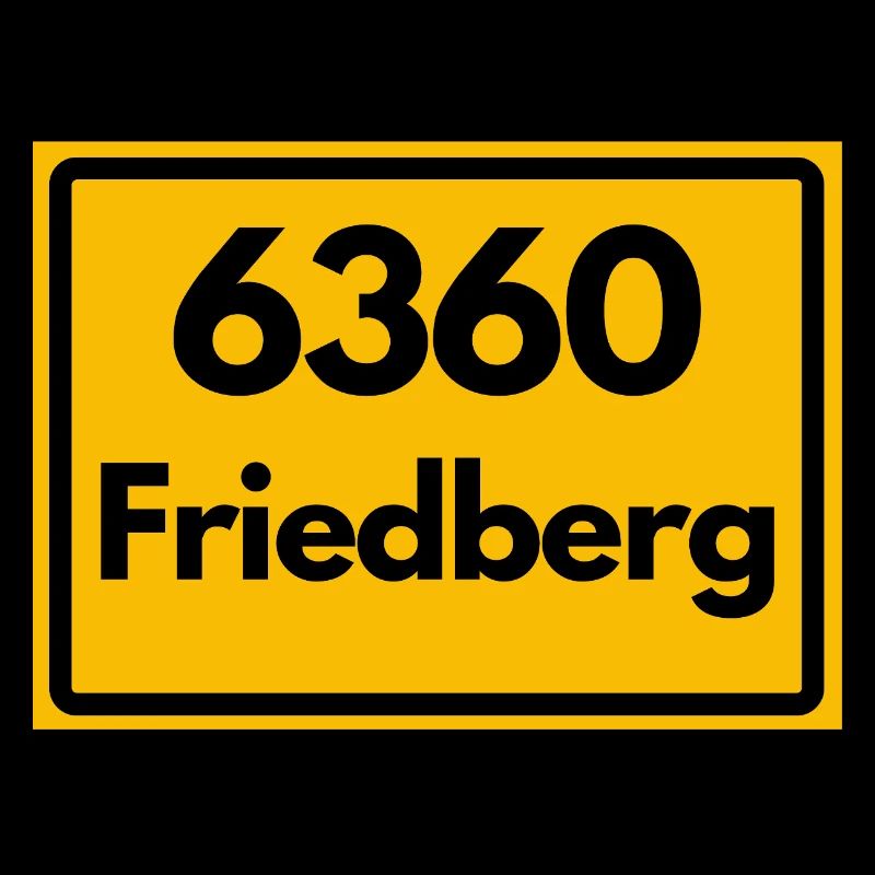 ANCIEN CODE POSTAL RÉTRO 6360 FRIEDBERG HEIMAT