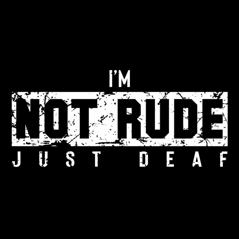 Conscience sourde pas impolie juste sourd