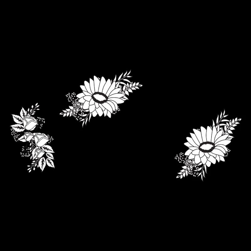 Nummer 103 Schwarze Blumen - 103. Blumengeburtstag