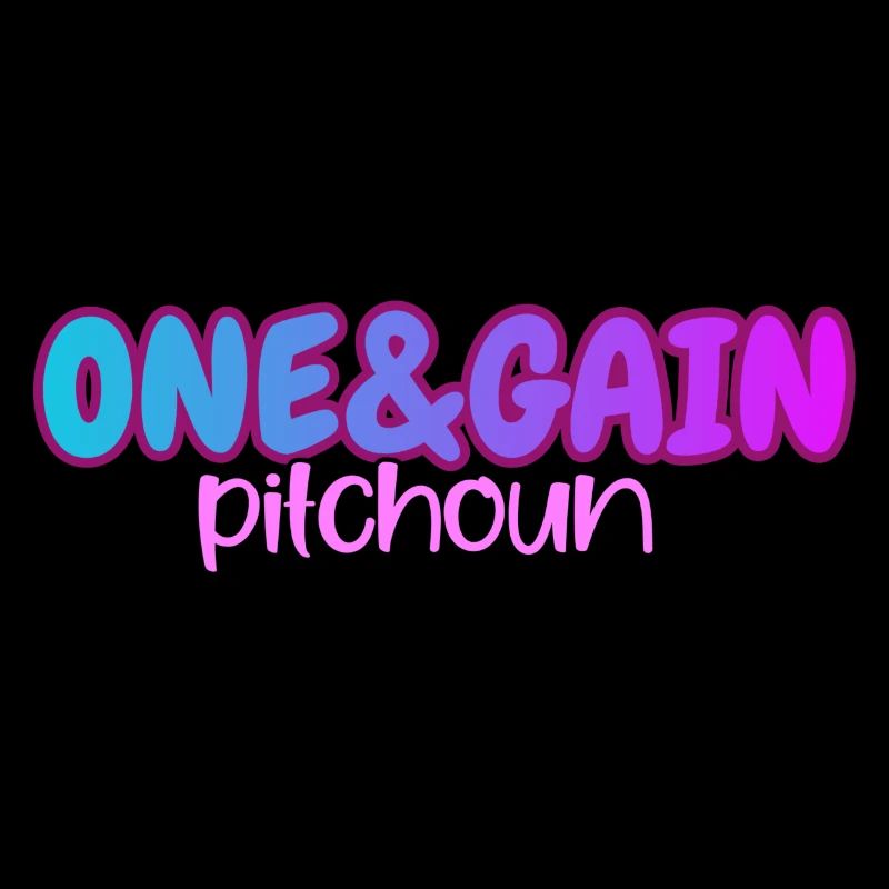 LOGO ONE&GAIN BLEU DEGRADE ROSE
