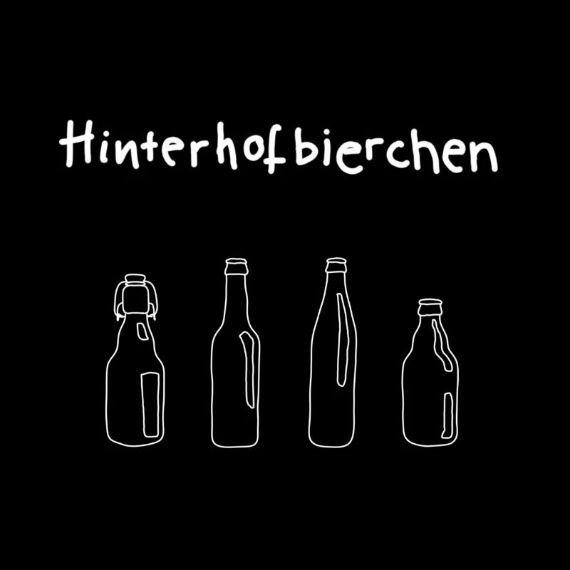 Hinterhofbierchen Bier Motto