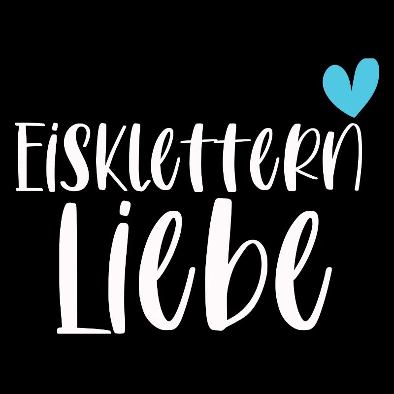 Klettern Eisklettern Liebe Eispickel Geschenk