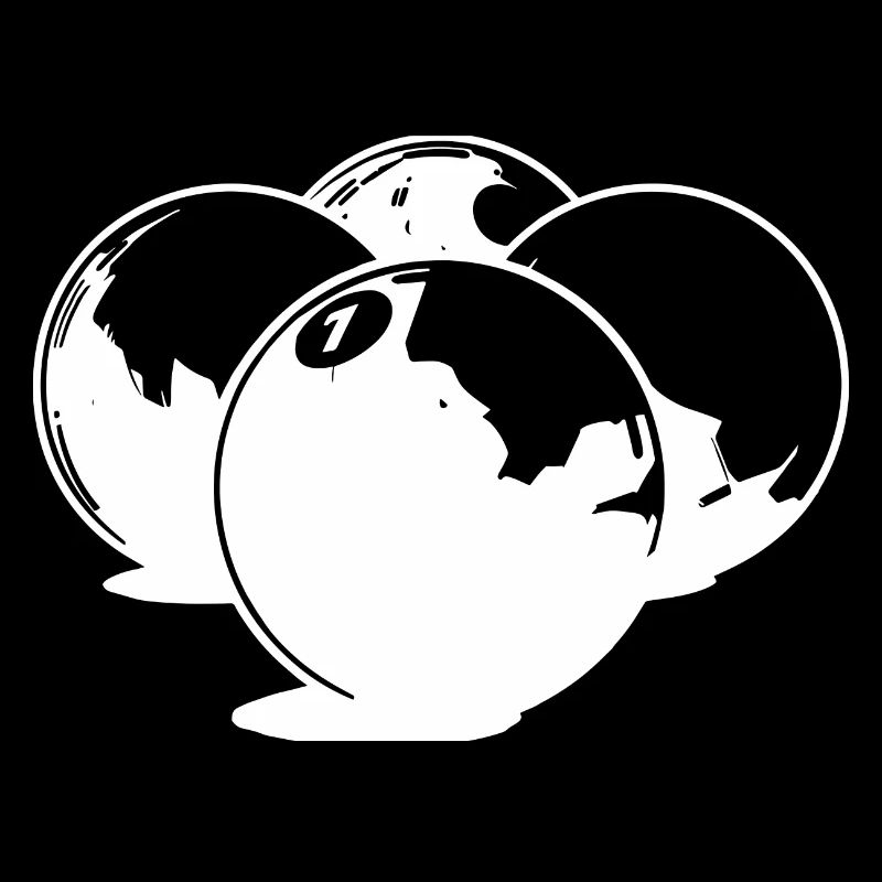 Dessin de boules de billard