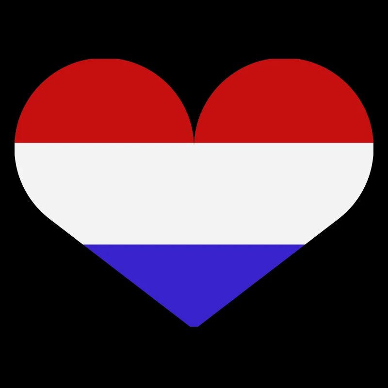 Netherlands heart flag
