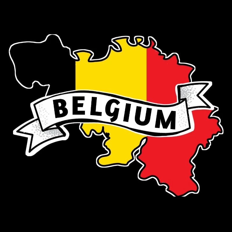 Belgium Flags Cards