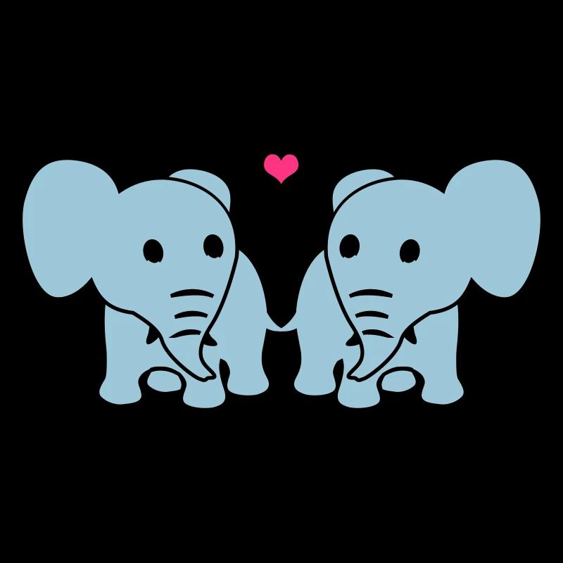 Les éléphants dans l'amour