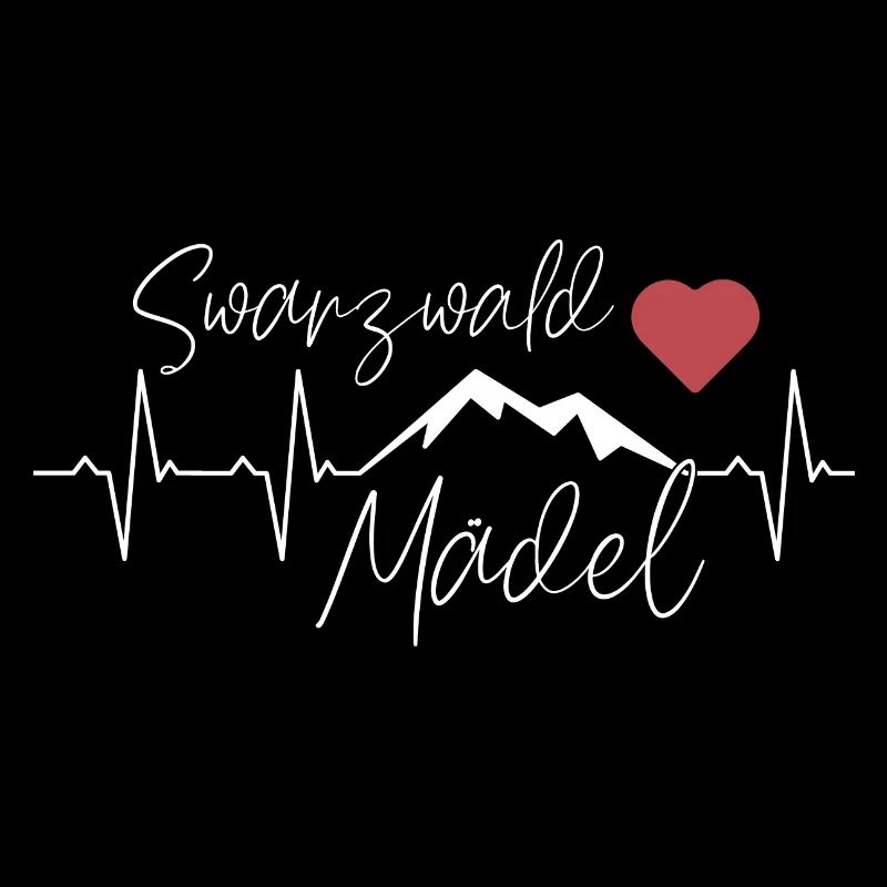 Schwarzwald mädel Geschenk Pulse herz
