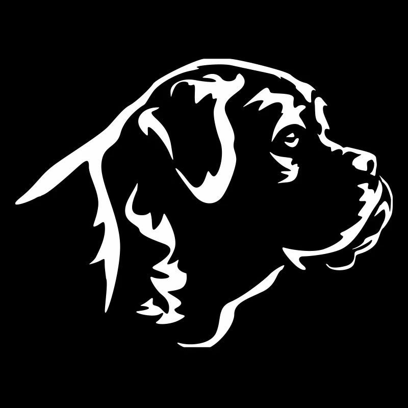 Bordeaux Great Dane Head « Black Edition »