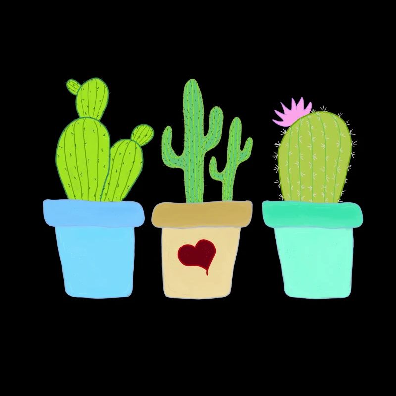 Three Cacti