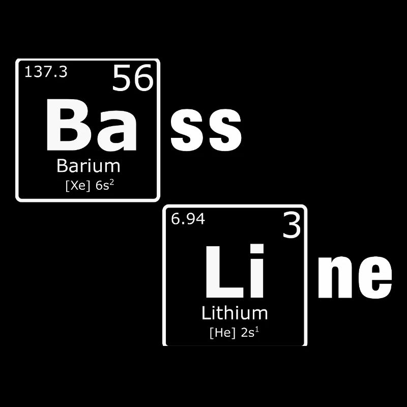 Bass Line PSE Periodic Table Elements Nerd