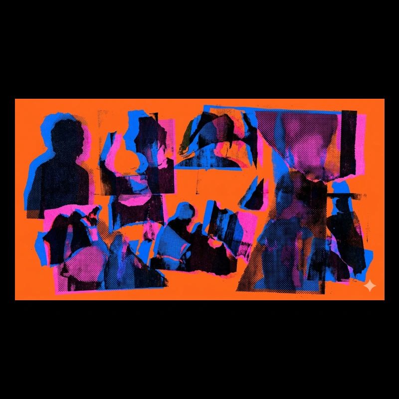 Collage Pop Silhouettes