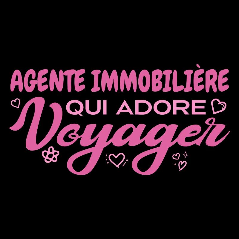 Agente immobilière globe-trotteuse passionnée