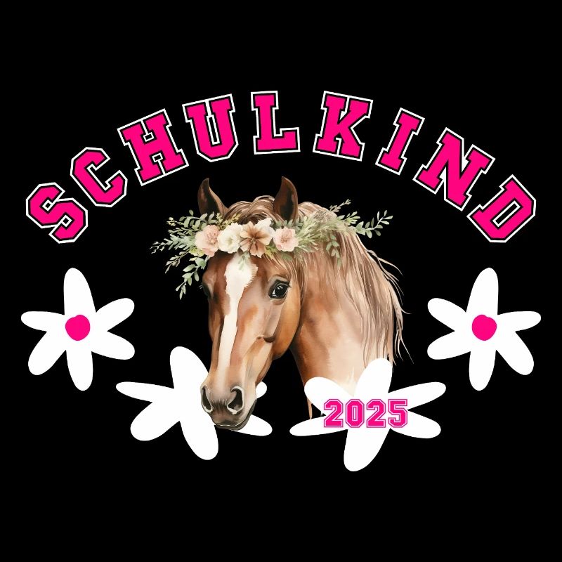 Schulkind 2025 - Pferd - Einschulung Erstklässler