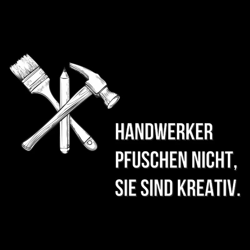 Craftsmen don't mess up, they are creative.