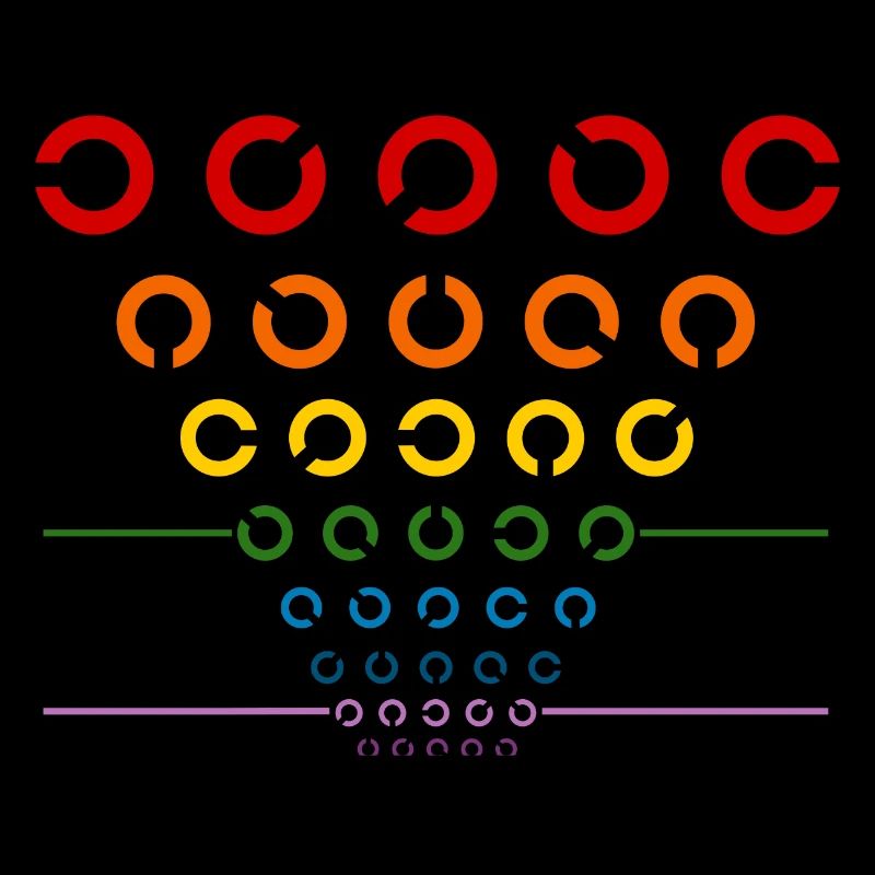Rainbow Eye Test