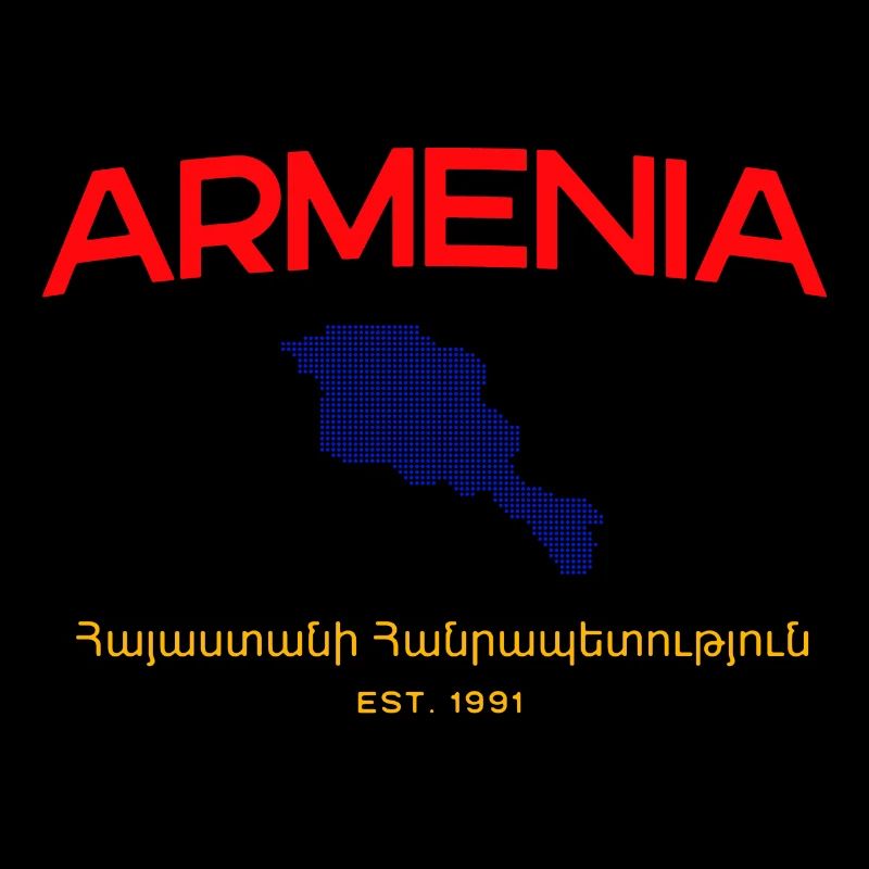 Armenia Map Script Emblem