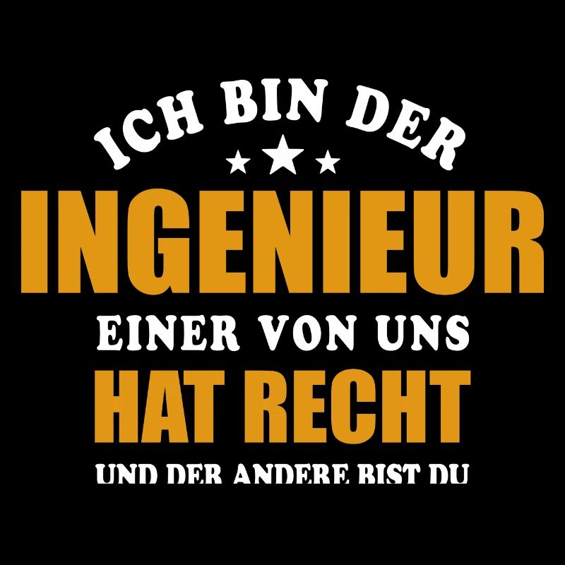Ich bin der Ingenieur - einer von uns hat Recht